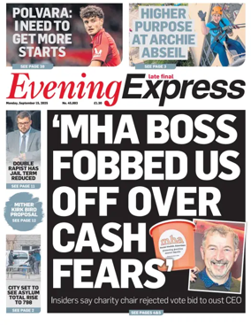 Cover of Evening Express (Extra Edition)