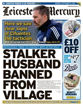 Cover of Leicester Mercury