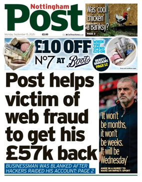 Cover of Nottingham Post