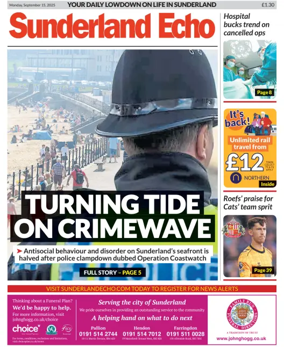 Cover of Sunderland Echo