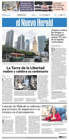 Cover of El Nuevo Herald