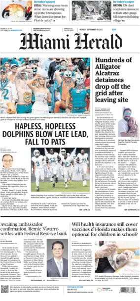 Cover of Miami Herald