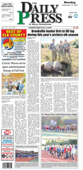 Cover of The Daily Press