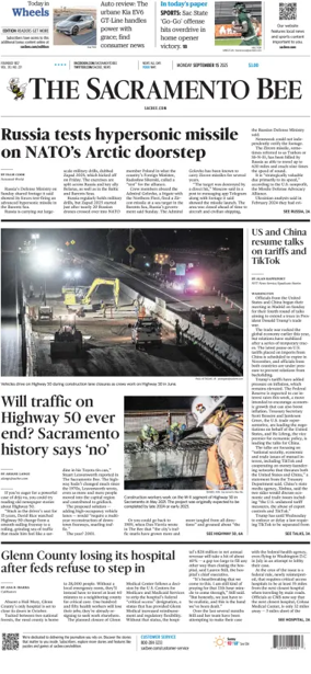 Cover of The Sacramento Bee