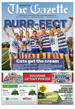 Cover of Warragul & Drouin Gazette