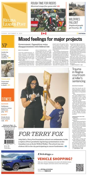Cover of Regina Leader-Post