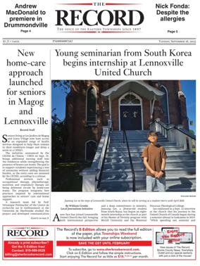 Cover of Sherbrooke Record