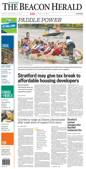 Cover of The Beacon Herald