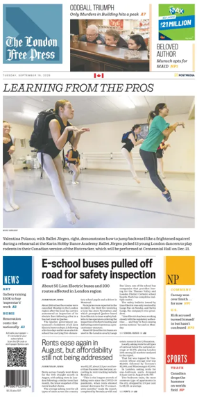 Cover of The London Free Press