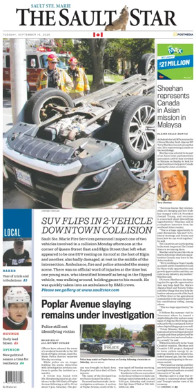 Cover of The Sault Star