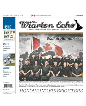 Cover of Wiarton Echo