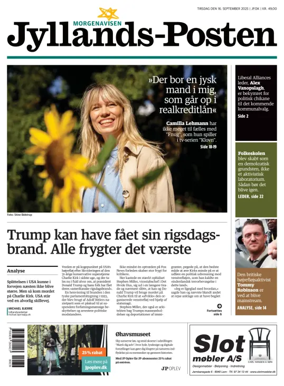 Cover of Jyllands-Posten