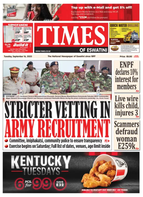 Cover of Times of Eswatini