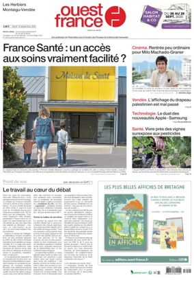Cover of Ouest France (Les Herbiers / Montaigu)