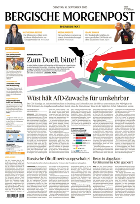 Cover of Bergische Morgenpost Wermelskirchen/Hückeswagen/Radevormwald