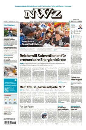 Cover of NWZ  (Göppinger Kreisnachrichten)