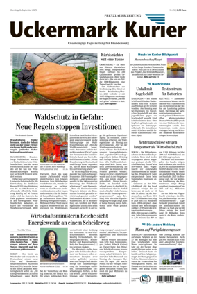 Cover of Prenzlauer Zeitung