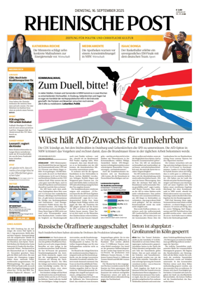 Cover of Rheinische Post Duesseldorf Meerbusch