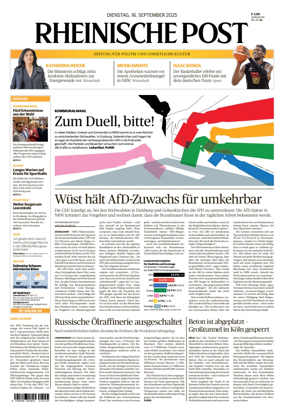 Cover of Rheinische Post Duisburg