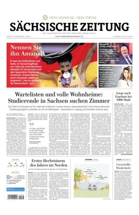 Cover of Sächsische Zeitung  (Löbau-Zittau)
