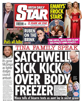 Cover of Irish Daily Star