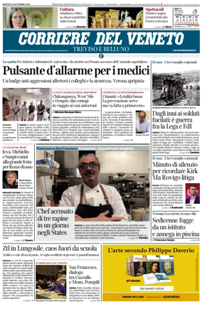 Cover of Corriere del Veneto (Treviso e Belluno)