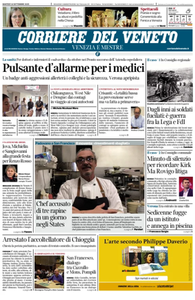 Cover of Corriere del Veneto (Venezia e Mestre)