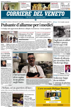 Cover of Corriere del Veneto (Vicenza e Bassano)