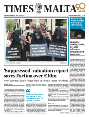 Cover of Times of Malta