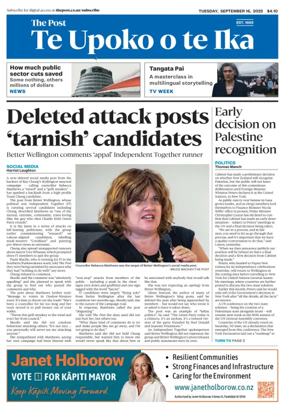 Cover of The Dominion Post