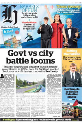 Cover of The New Zealand Herald