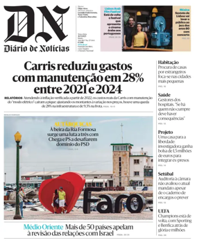 Cover of Diario de Noticias