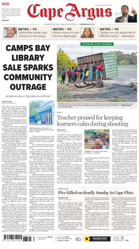 Cover of Cape Argus (PM Edition)