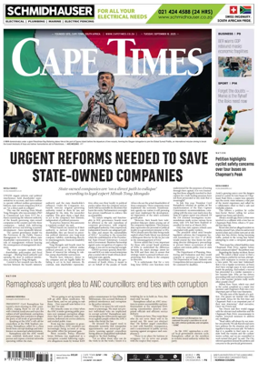 Cover of Cape Times