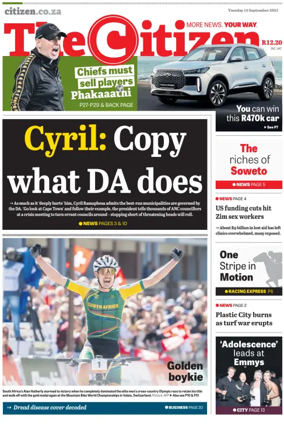 Cover of The Citizen (Gauteng)