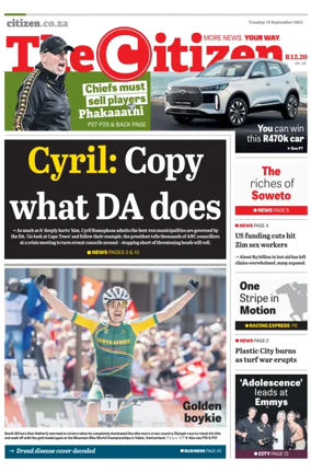 Cover of The Citizen (KZN)
