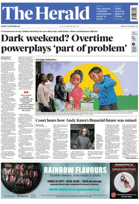 Cover of The Herald (South Africa)