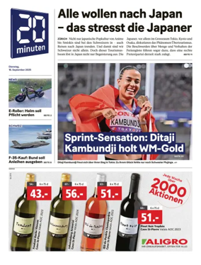 Cover of 20 Minuten - Basel