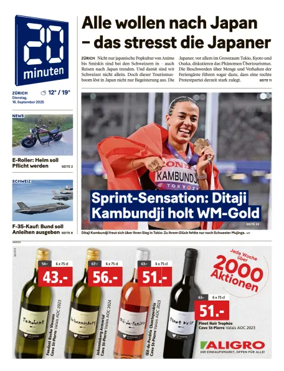 Cover of 20 Minuten - Zurich
