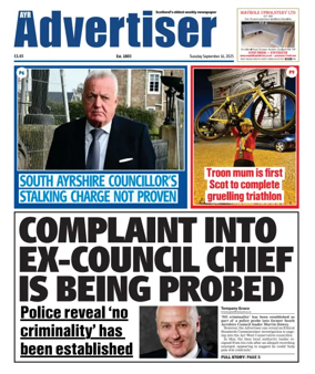 Cover of Ayr Advertiser