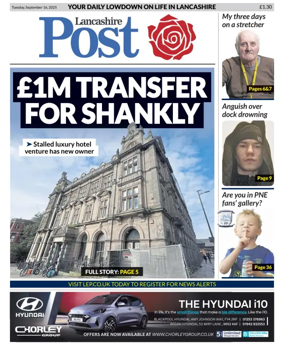 Cover of Lancashire Evening Post