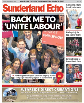 Cover of Sunderland Echo