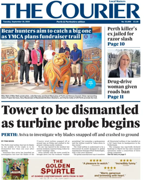 Cover of The Courier & Advertiser (Perth and Perthshire Edition)