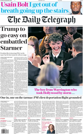 Cover of The Daily Telegraph