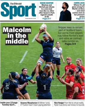 Cover of Herald Sport