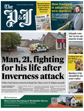 Cover of The Press and Journal (Highlands & Islands)