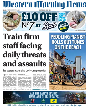 Cover of Western Morning News