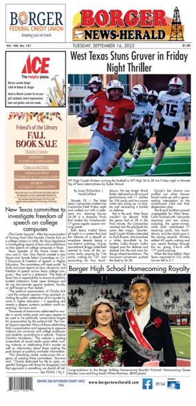 Cover of Borger News-Herald