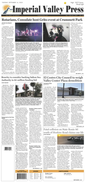 Cover of Imperial Valley Press