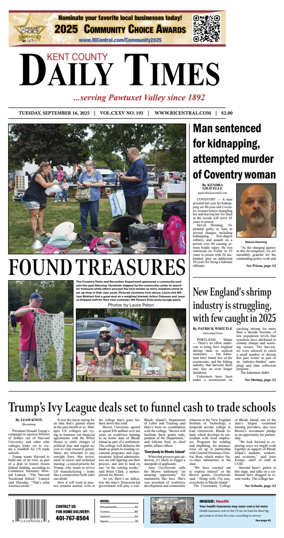 Cover of Kent County Daily Times